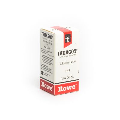 IVERGOT IVERMECTINA GOTAS 6MG 5ML